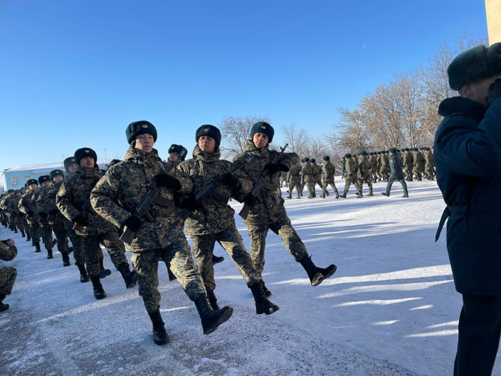 Шымкенттік Ұлттық ұлан қатары жас сарбаздармен толықты