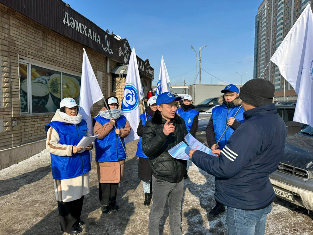 ЖСДП үгіт пойызы акциясын Астанадан бастады