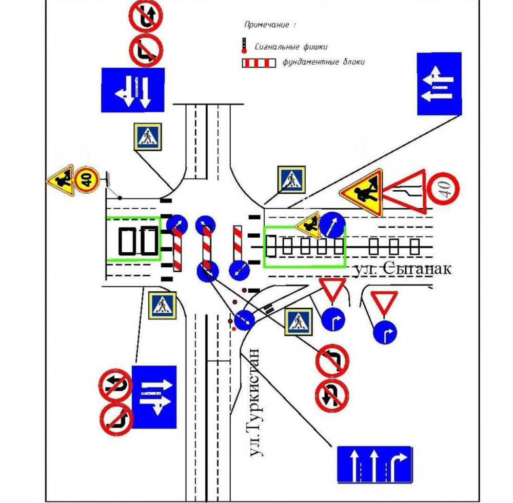 LRT құрылысы: Енді жүргізушілер Сығанақ көшесімен қайта жүре алады