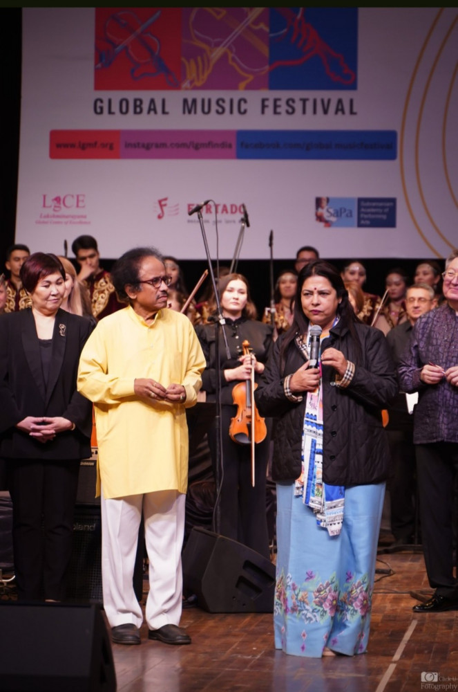 Қазақстанның симфониялық оркестрі Үндістандағы фестивальде өнер көрсетті