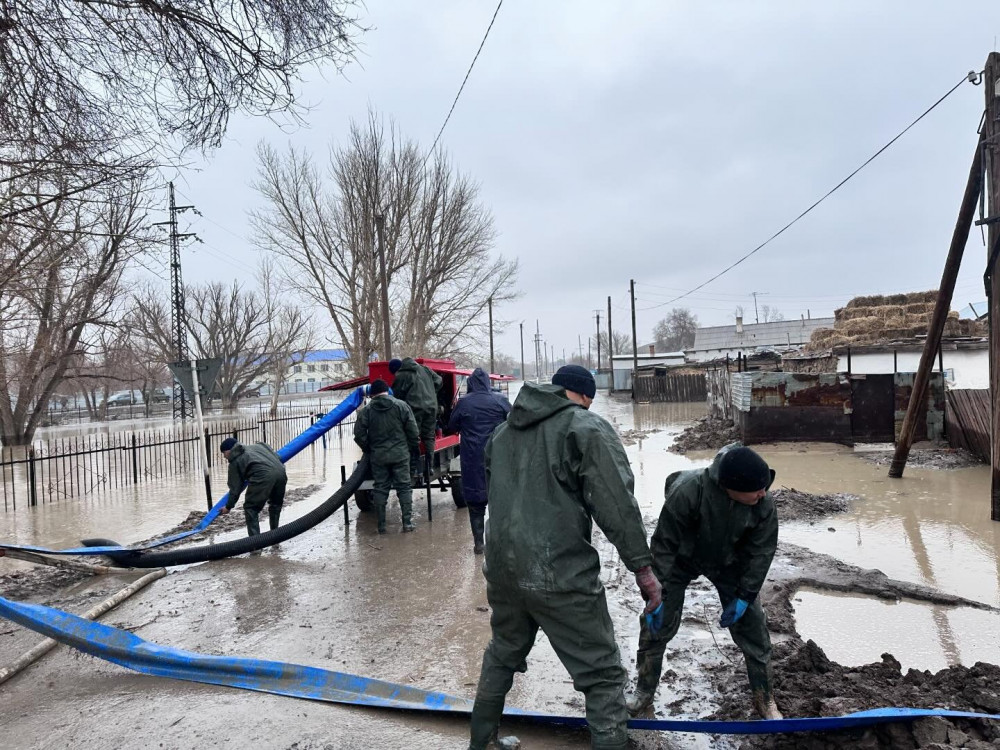 Ұлытау облысында су тасқыны кезеңі штаттық режимде өтіп жатыр