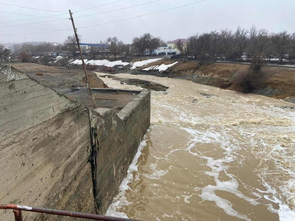 Ұлытау облысында су тасқыны кезеңі штаттық режимде өтіп жатыр