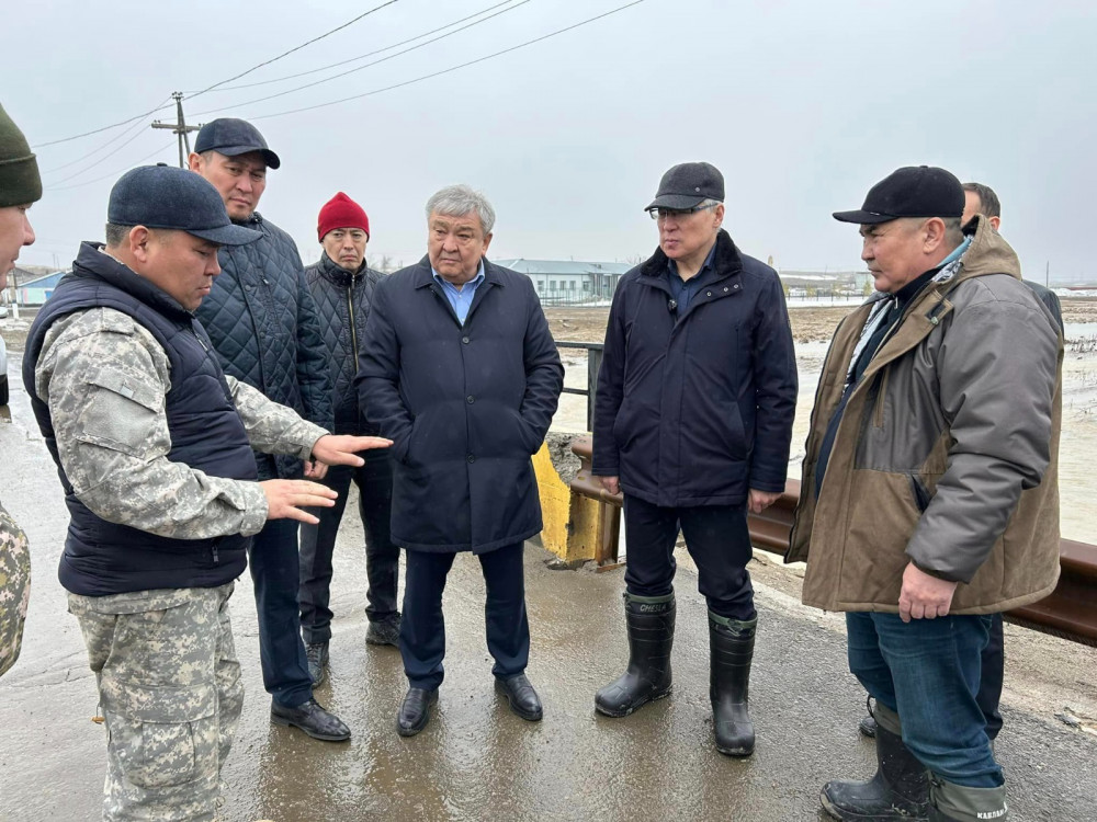 Ұлытау облысында су тасқыны кезеңі штаттық режимде өтіп жатыр