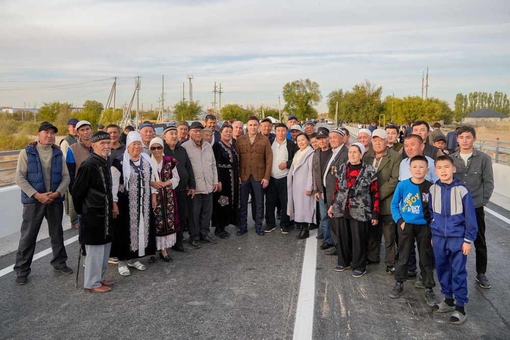 Жаңаталаптағы жаңа көпір қолданысқа берілді