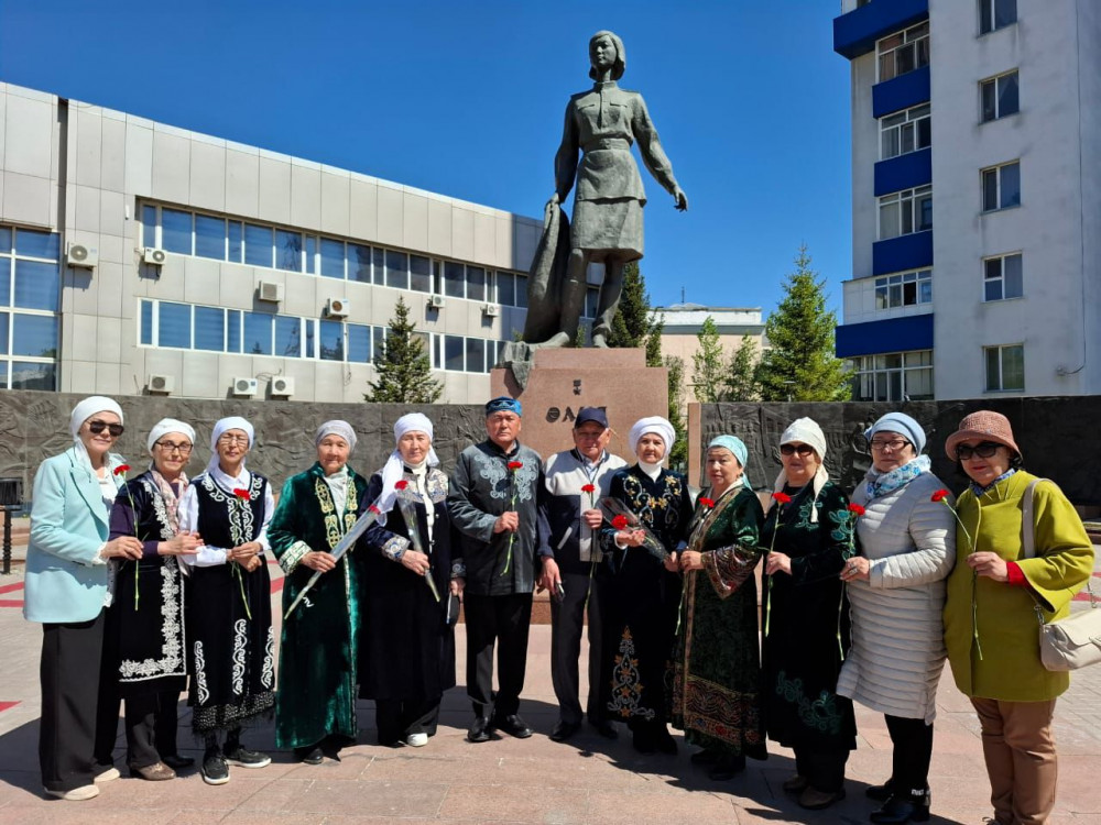 Зейнеткерлер арасында әскери әндер челленджі өтті