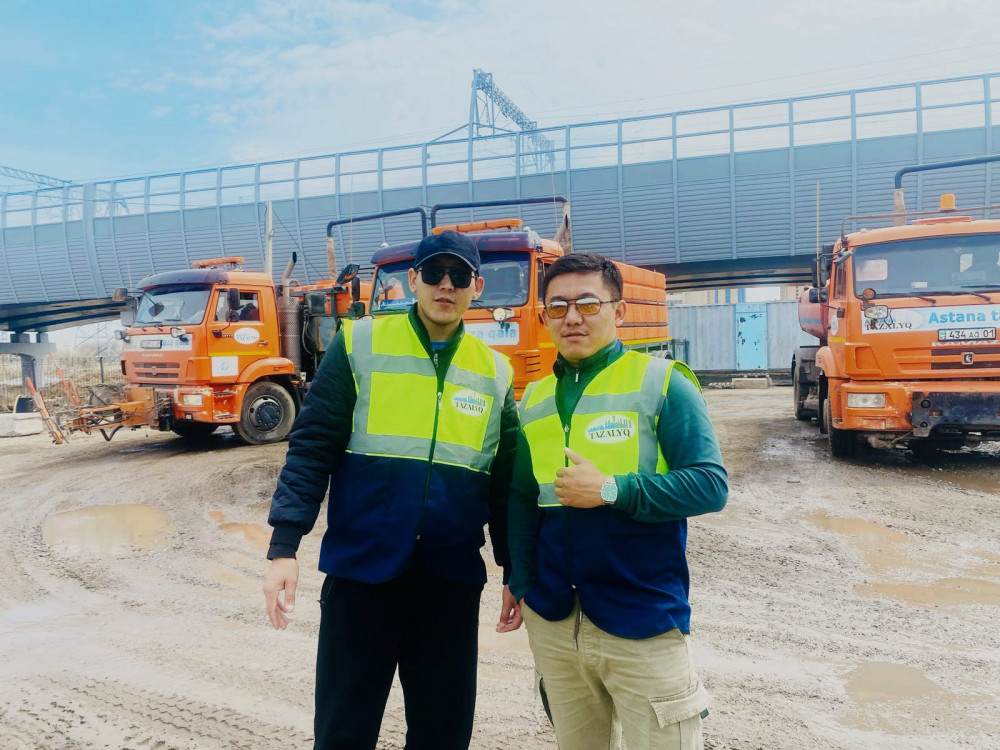 Қала тазалығы – темір техникамен келетін тәртіп - арнайы техника жүргізушісі