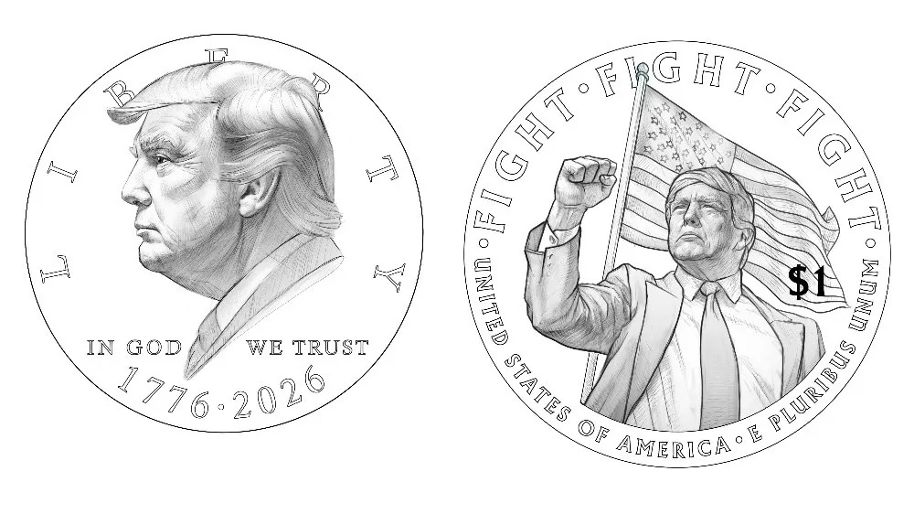 АҚШ-та Дональд Трамп бейнеленген монета шығады