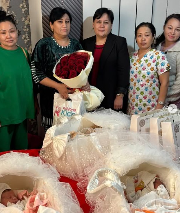 Түркістан облысында 5 ұл тәрбиелеп отырған отбасында үшем дүниеге келді