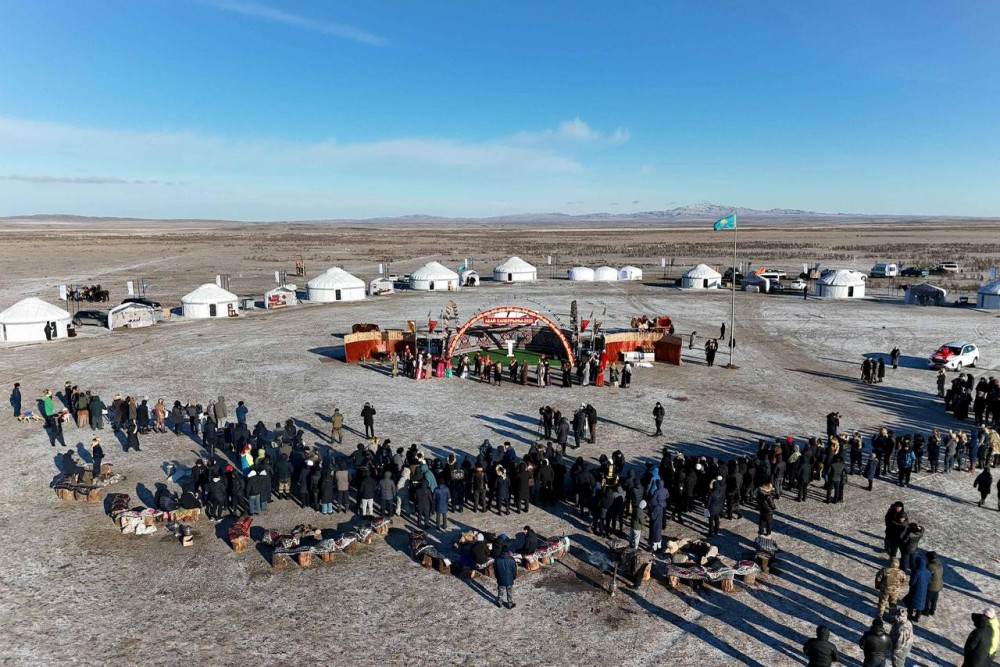 Абай облысында ұлттық салт-дәстүрді ұлықтаған салбурын сайысы өтті