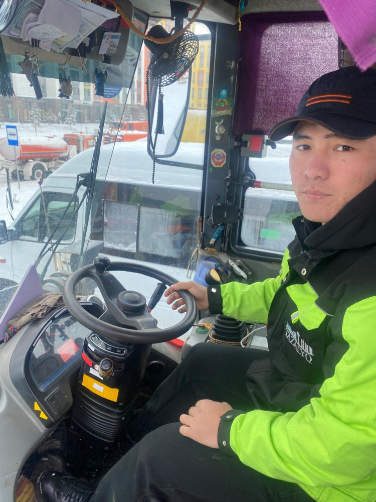 Қала тазалығы – баршаға сын - арнайы техника жүргізушісі