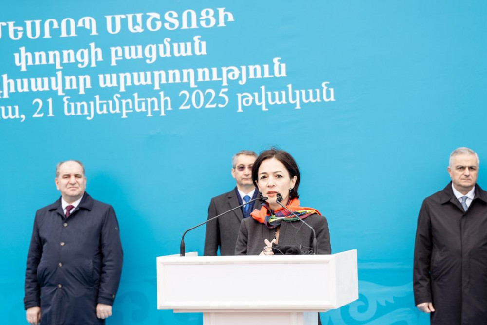 Астанада Месроп Маштоц атындағы көше ашылды