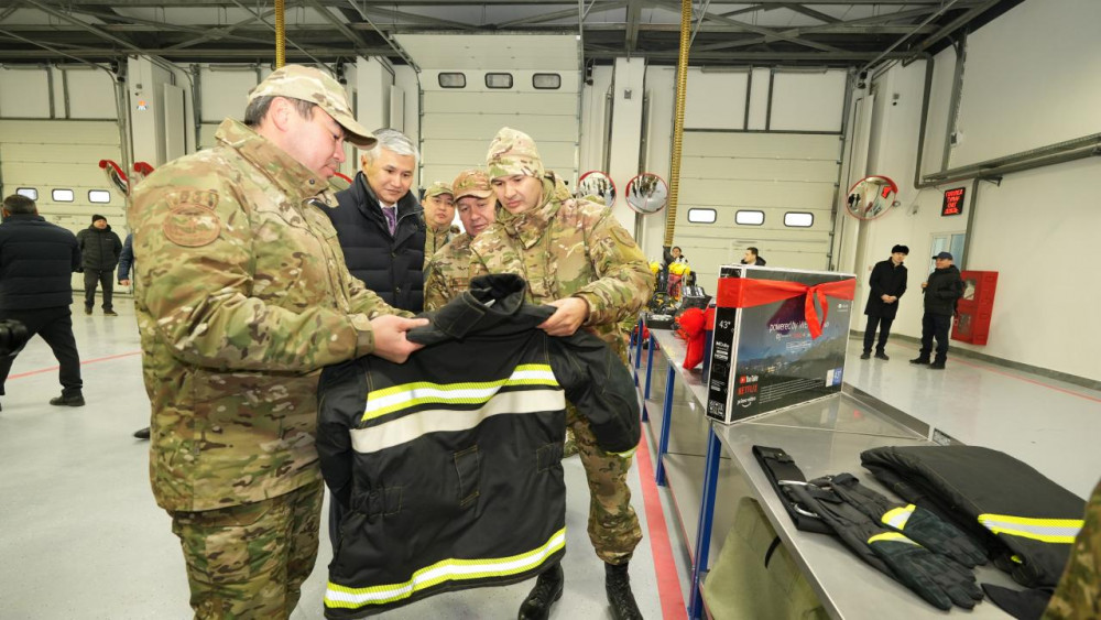 Жезқазғанда 50 жыл ішінде алғаш рет жаңа заманауи өрт сөндіру бөлімі ашылды