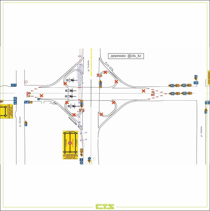 LRT құрылысы: көлік қозғалысына Мәңгілік Ел даңғылы ішінара жабылады