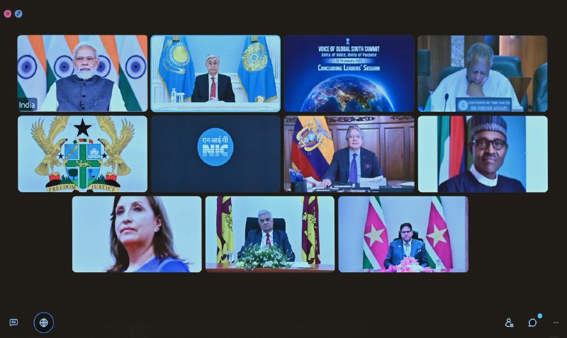 Президент «Жаһандық Оңтүстік дауысы» виртуалды саммитіне қатысты
