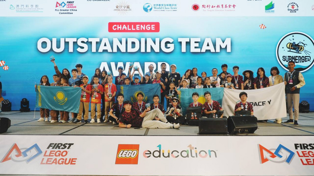 Жас инженерлер FIRST LEGO League Азия чемпионатында жеті жүлде иеленді