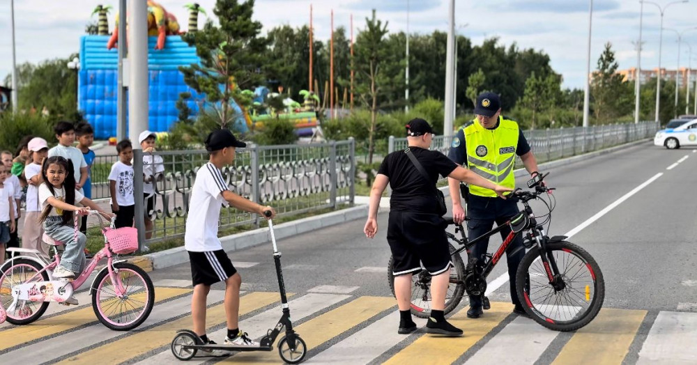 Ақмолада жол қауіпсіздігіне арналған профилактикалық шара өтті