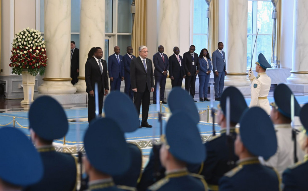 Ақордада Того Республикасының Президентін салтанатты қарсы алу рәсімі өтті
