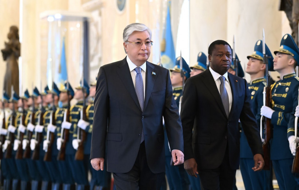 Ақордада Того Республикасының Президентін салтанатты қарсы алу рәсімі өтті