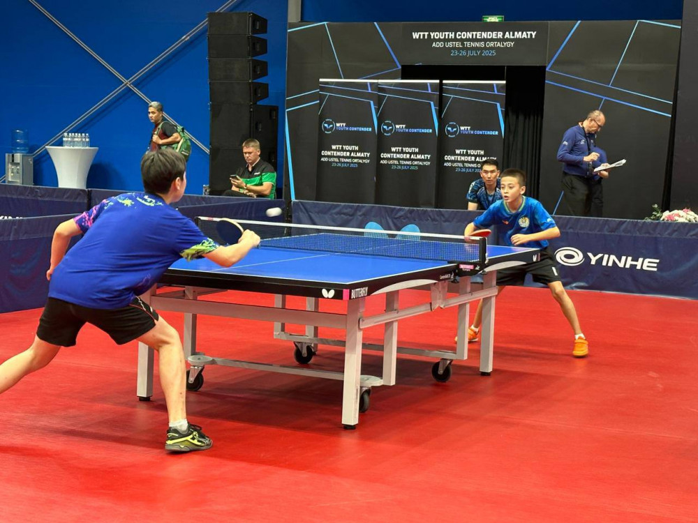 “WTT Youth Contender Almaty”: Үстел теннисінен қазақстандық спортшылар топ жарды
