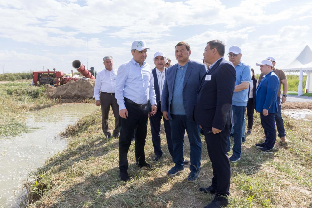 Олжас Бектенов Қызылорда облысында су үнемдеу шараларының іске асырылуын тексерді