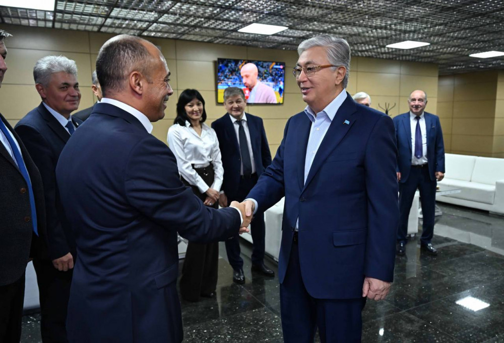 Президент «Астана Арена» стадионына келді