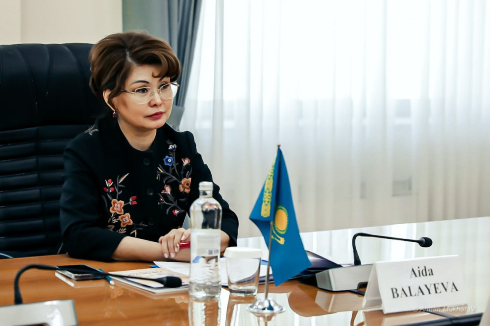 Балаева Астанадағы ЕҚЫҰ бағдарламалар кеңсесінің басшысымен кездесті