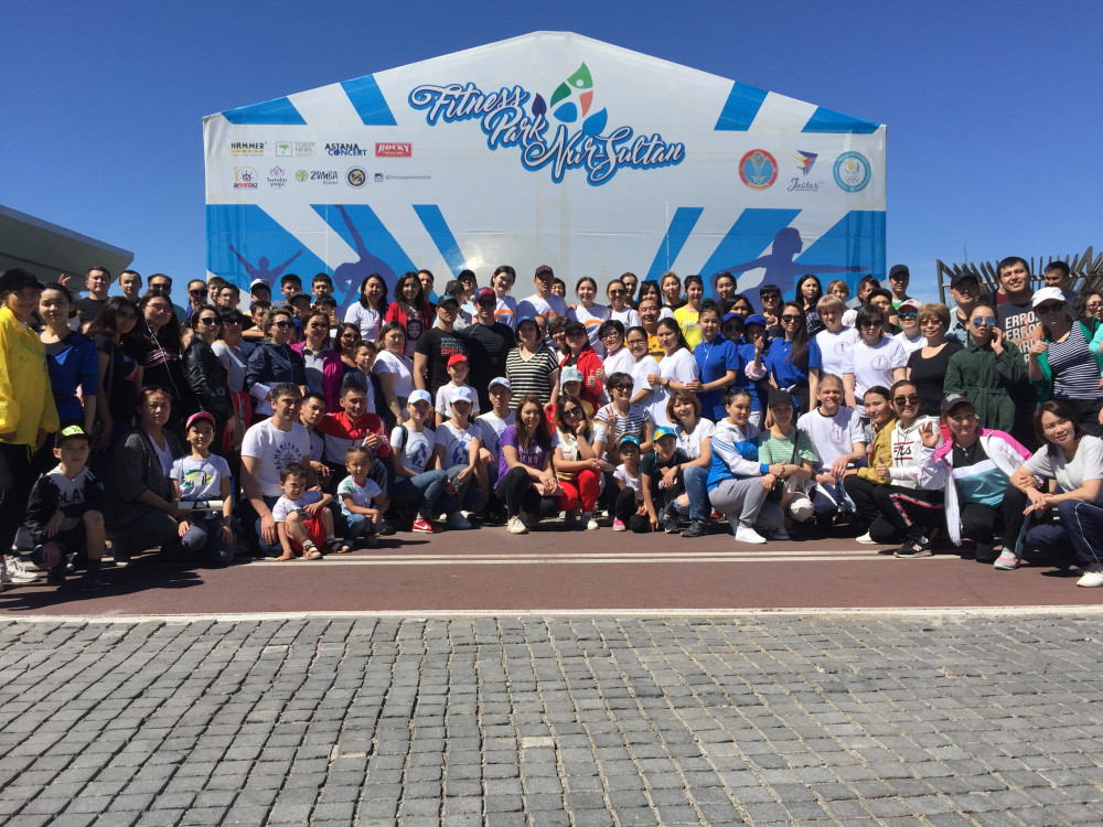 Елорданың медицина қызметкерлері «Жұлдызды марафон» спорттық челленджіне қатысты