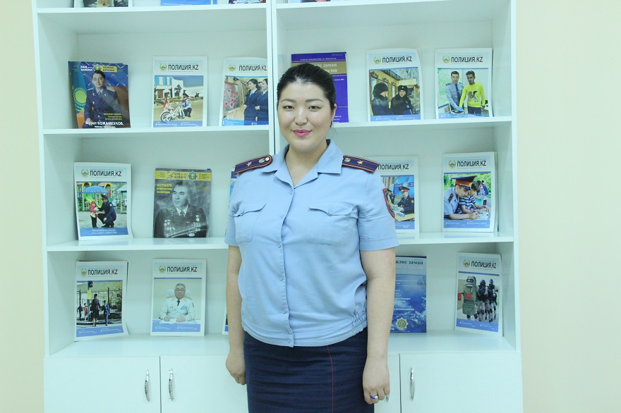 Дария Ахметвалиева: Полициядағы қызмет - біреуге міндет, біреуге бала күнгі арман