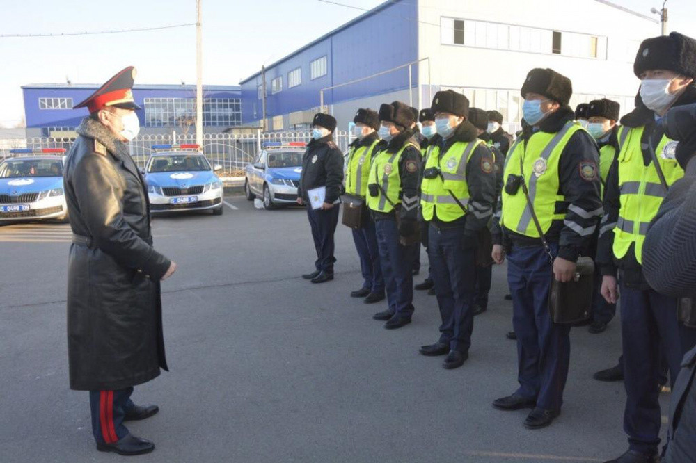 Жамбыл облысында полиция қызметкерлері марапатталды