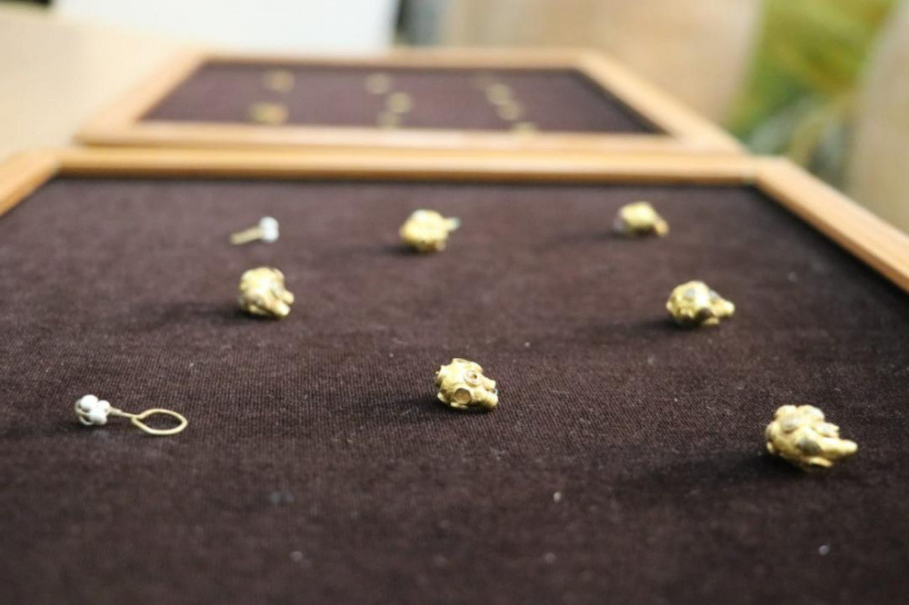 Күлтөбеден табылған алтын сырғалар музей қорына тапсырылды