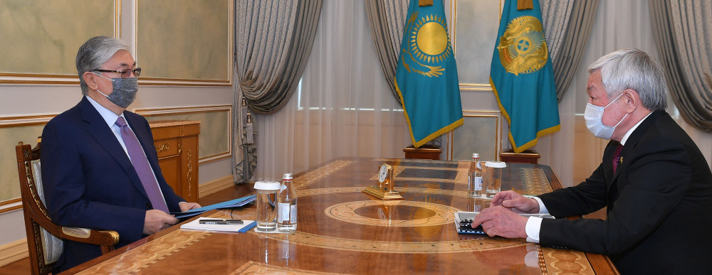 Президент Жамбыл облысының әкімін қабылдады