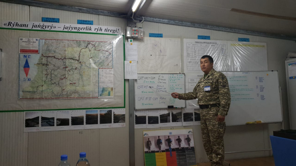 БҰҰ бітімгерлік миссиясына қатысқан тұңғыш қазақстандық әскери-дәрігер