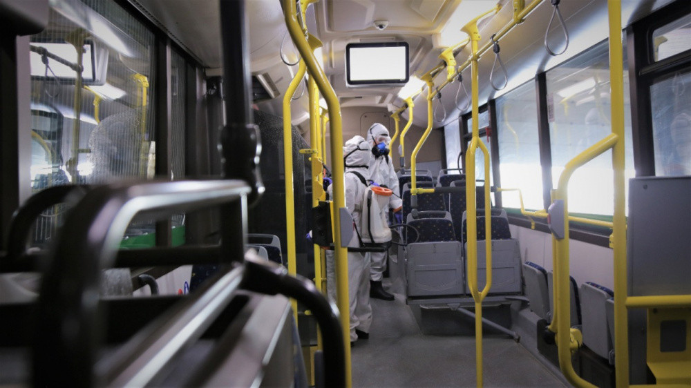 Автобустарда дезинфекциялық жұмыстар қалай жасалады?
