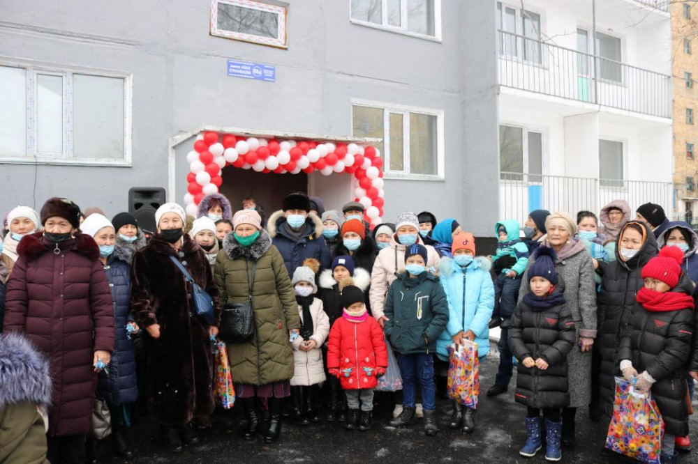 Шахтинск қаласында 37 көпбалалы отбасы баспаналы болды﻿